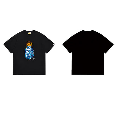 BAPE Ape Head Graphic Streetwear T-Shirt