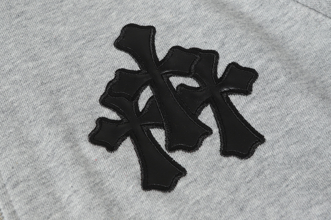 Chrome Hearts Graphic Zip-Up Hoodie