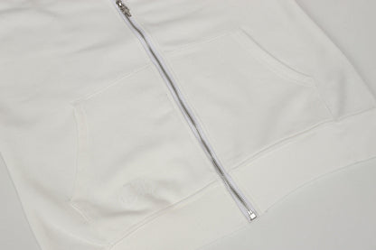 Chrome Hearts Graphic Zip-Up Hoodie