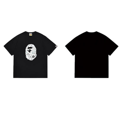BAPE Ape Head Graphic Streetwear T-Shirt