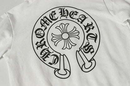 Chrome Hearts Graphic Zip-Up Hoodie