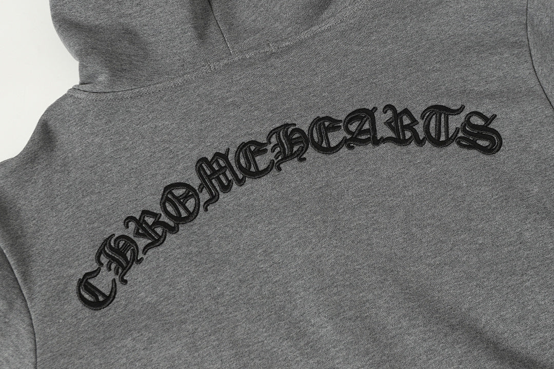 Chrome Hearts Graphic Zip-Up Hoodie