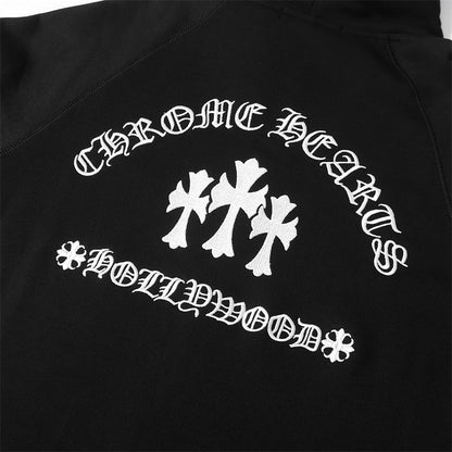 Chrome Hearts Graphic Zip-Up Hoodie