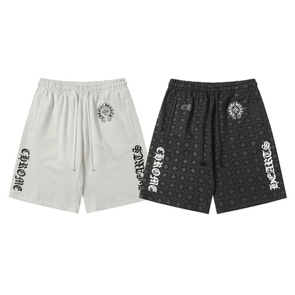 Chrome Hearts Distressed Cotton Shorts | Luxury Streetwear