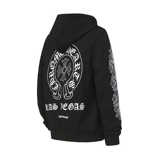 Chrome Hearts Graphic Zip-Up Hoodie