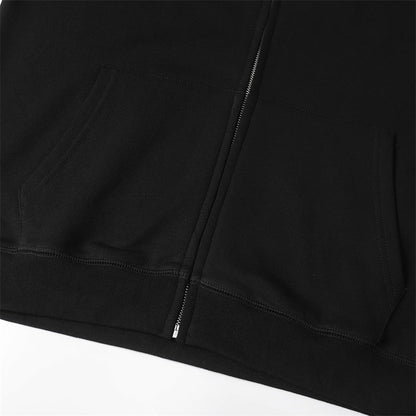 Chrome Hearts Graphic Zip-Up Hoodie