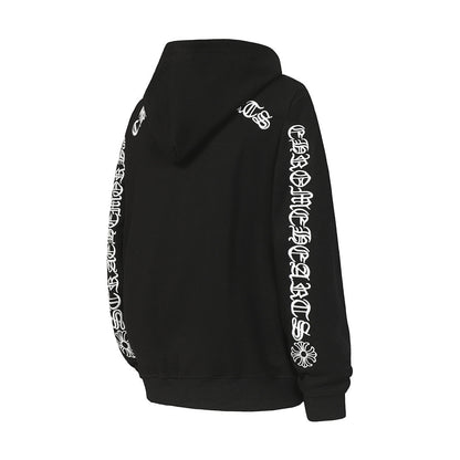 Chrome Hearts Graphic Zip-Up Hoodie