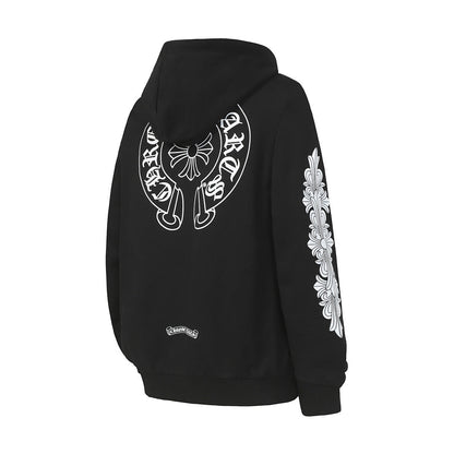 Chrome Hearts Graphic Zip-Up Hoodie
