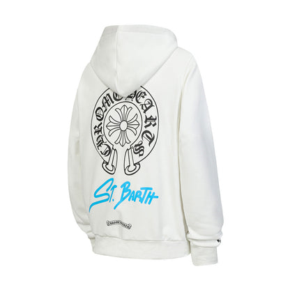 Chrome Hearts Graphic Zip-Up Hoodie