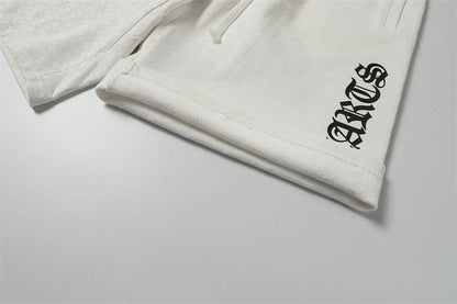 Chrome Hearts Distressed Cotton Shorts | Luxury Streetwear