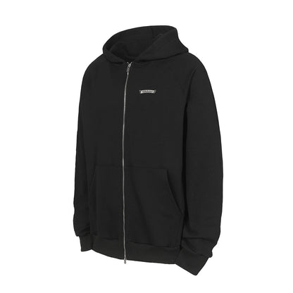 Chrome Hearts Graphic Zip-Up Hoodie