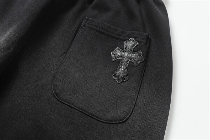 Chrome Hearts Distressed Cotton Shorts | Luxury Streetwear