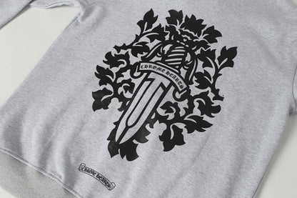 Chrome Hearts Graphic Zip-Up Hoodie