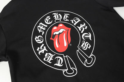 Chrome Hearts Graphic Zip-Up Hoodie