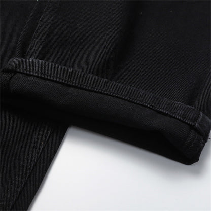 Chrome Hearts Distressed Denim Jeans | Stretch Tapered Fit