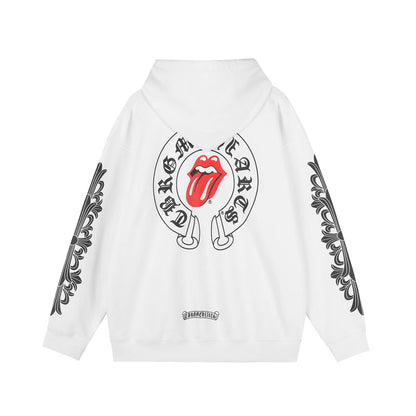 Chrome Hearts Graphic Zip-Up Hoodie
