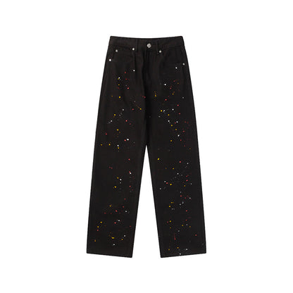 Chrome Hearts Distressed Denim Jeans | Stretch Tapered Fit